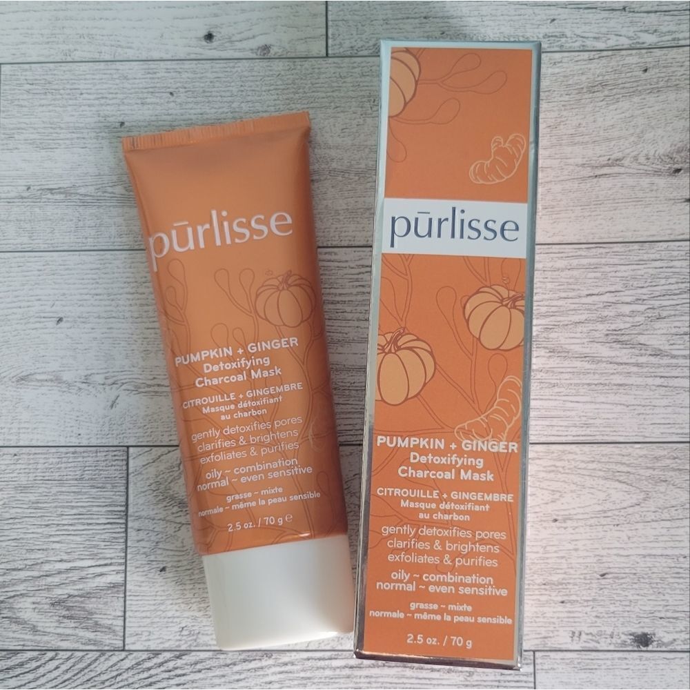Purlisse pumpkin and ginger detoxifying charcoal mask